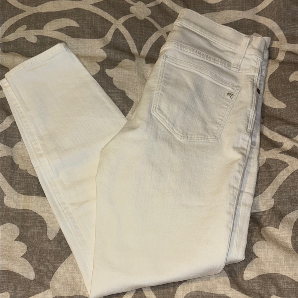 Madewell White Skinny Jeans